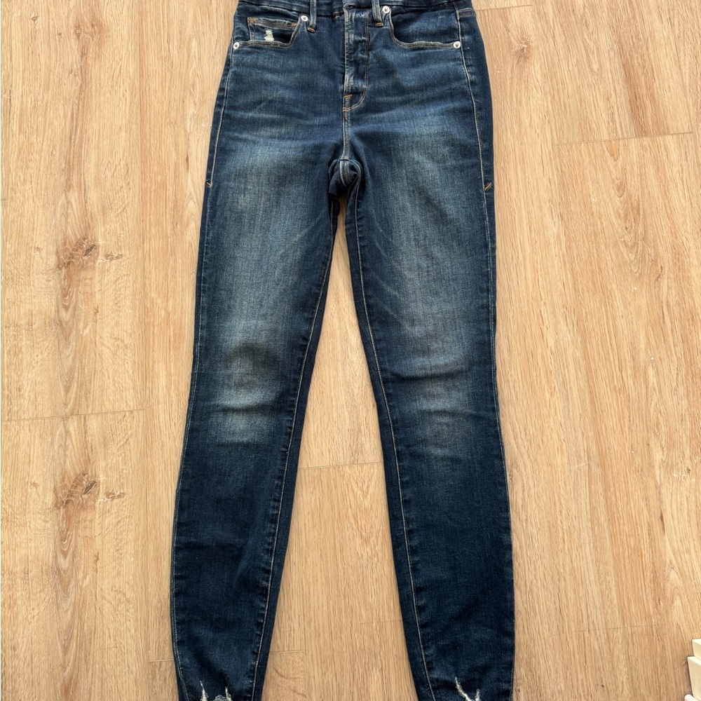 Good American Good Waist High Rise Skinny | 25
